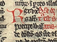 Berne MS, 13th century (©National Archives of Scotland) 1 Berne MS, 13th century (©National Archives of Scotland) 1