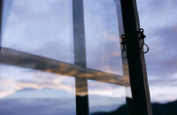 Window in wooden house by Gaby Bohle/NTR